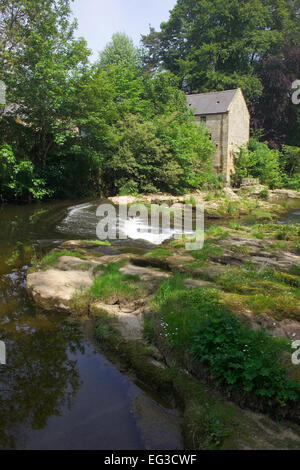 Thrum Mill, River Coquet near Rothbury Stock Photo