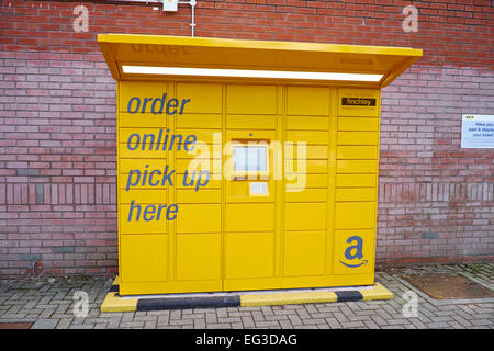 Amazon Locker Outside Finchley Central Train Station Finchley London UK