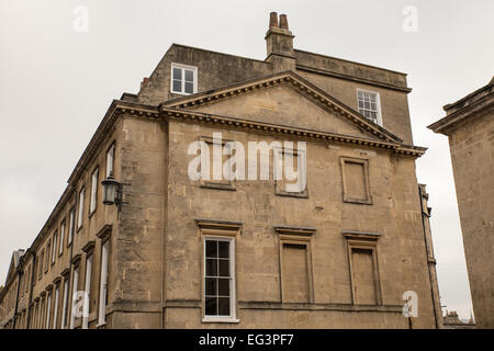 Blocked up windows to avoid the Window Tax. Stock Photo