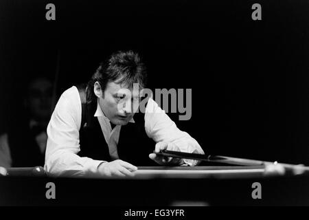 Jimmy White, the British professional snooker player, nicknamed 'The Whirlwind' Stock Photo