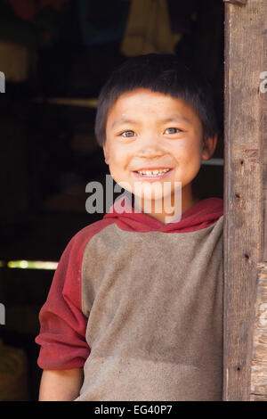 Young Nepali boy Stock Photo