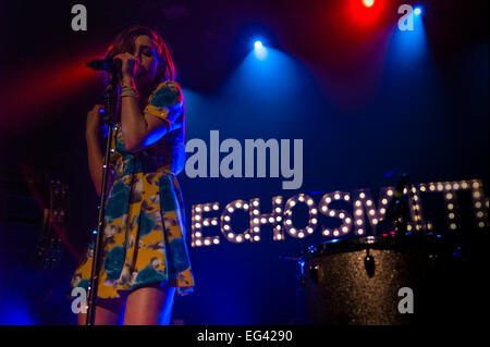 Austin, TX, USA. February 15, 2015. Sydney Sierota of American indie pop band Echosmith. © J. Dennis Thomas/Alamy Live Stock Photo