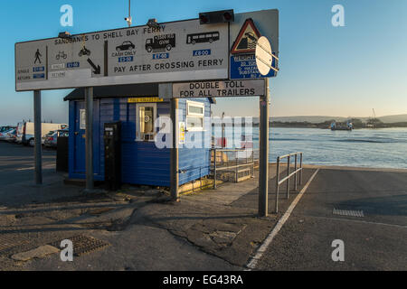 Ferry Terminal at Sandbanks Stock Photo