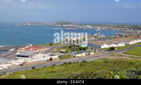 View from Hoedjieskop on Saldanha Bay, Saldanha, Western Cape, South Africa Stock Photo