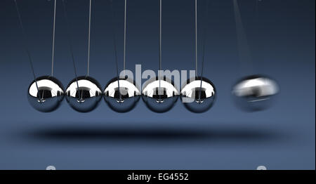 Newton's Cradle Stock Photo