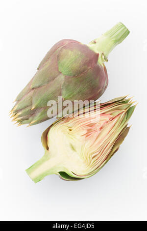 Artichoke and half Stock Photo