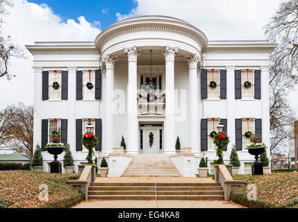 The historic Mississippi Governor's Mansion, Capitol Street, Jackson, Mississippi, USA Stock Photo