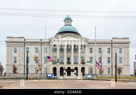 The Old Mississippi State Capitol on State Street in downtown Jackson, Mississippi, USA Stock Photo