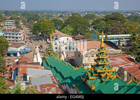 Shwesandaw Pagoda, Pyay, Bago Region, Myanmar Stock Photo - Alamy