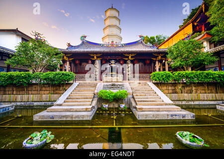 Fuzhou, Fujian, China at the White Pagoda Temple on Yushan Hill. Stock Photo