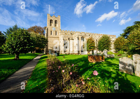 The 15th Century Parish Church of St Peter ad Vincula, Coggeshall, Essex, East Anglia Stock Photo