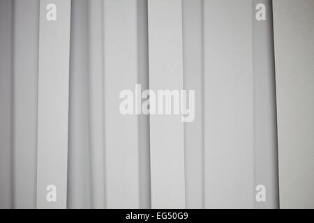 Minimal background made from a vertical white strip pattern Stock Photo