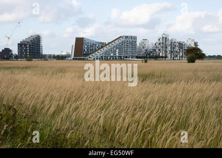 8tallet house in Copenhagen, Denmark as seen from the south on a sunny day Stock Photo