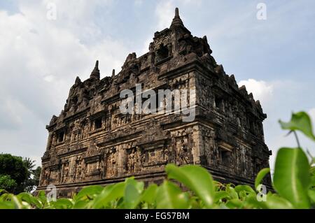 Candi Sari also known as Candi Bendah is a Buddhist temple in Prambanan valley Yogyakarta, Java. Indonesia. Stock Photo