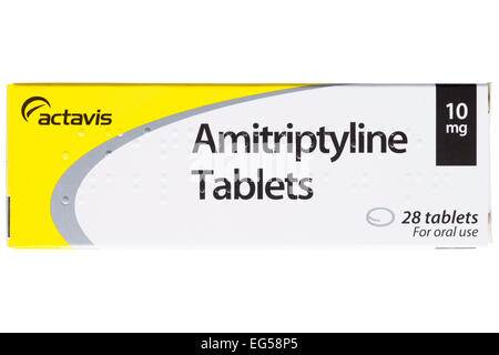 A box of 10mg Amitriptyline tablets Stock Photo - Alamy