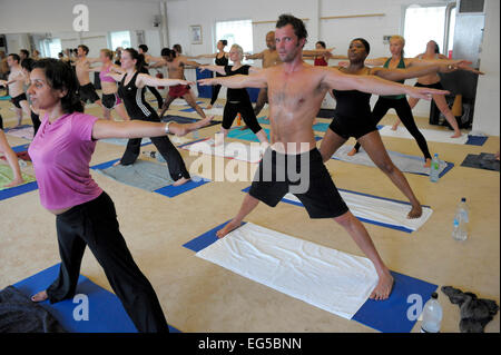 Bikram Yoga North Bikram's Yoga College of India 173 - 175 Queens Crescent  London NW5 4DS Stock Photo - Alamy