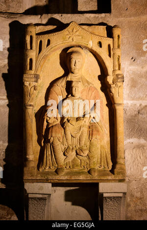 Romanesque Collegiate Church Santa Juliana Santillana del Mar Cantabria Spain Stock Photo