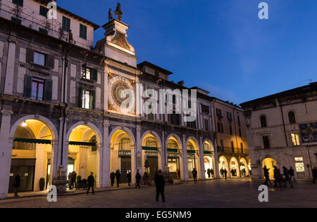 Italy, Lombardy, Brescia, Piazza della Loggia Stock Photo