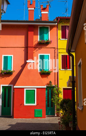 Caorle Old Town Centre Stock Photo