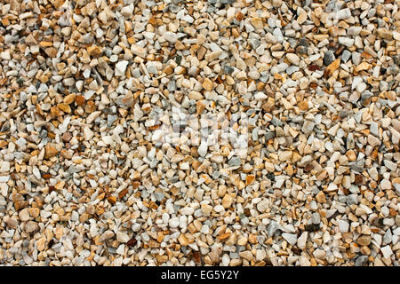 crushed stones cobbles and sands Stock Photo