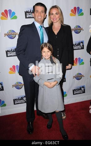 New York, NY, USA. 16th Feb, 2015. Donald Trump, Jr. Vanessa Haydon and Kai Madison Trump in attendance for THE CELEBRITY APPRENTICE Season Finale Post-Show Red Carpet, Trump Tower, New York, NY February 16, 2015. © Kristin Callahan/Everett Collection/Alamy Live News Stock Photo