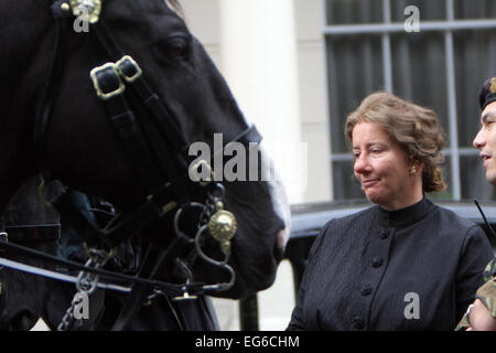 Film Set  EMMA THOMPSON AS Nanny McPhee and the Big Bang PORTLAND PLACE LONDON 19.07.09 16 pics(credit image©Jack Ludlam Stock Photo