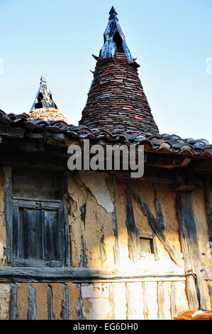 Calatañazor, mediaeval village located in Soria, Spain Stock Photo