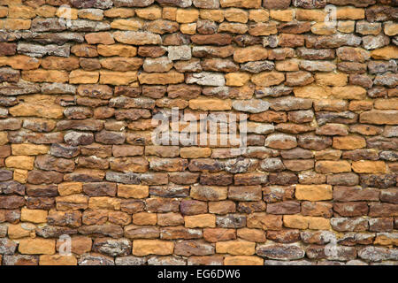Colourful stone wall Stock Photo