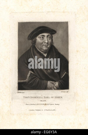 Thomas Cromwell, 1st Earl of Essex, lawyer and stateman to King Henry VII, died 1540. Stock Photo