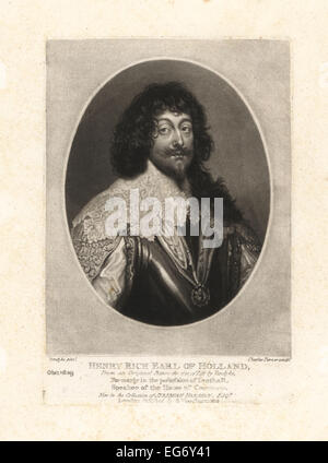 Henry Rich, 1st Earl of Holland, English courtier and solder, died 1649. Stock Photo