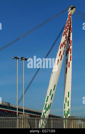 Allianz Stadium property of F.C. Juventus in Turin, Italy Stock Photo