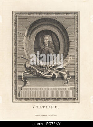 Voltaire, Francois-Marie Arouet, French writer and historian. Stock Photo