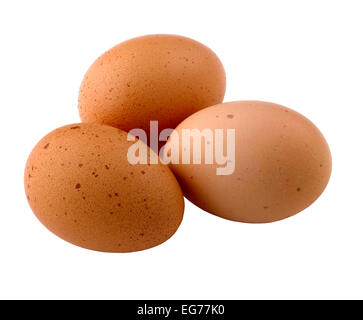 three eggs Stock Photo