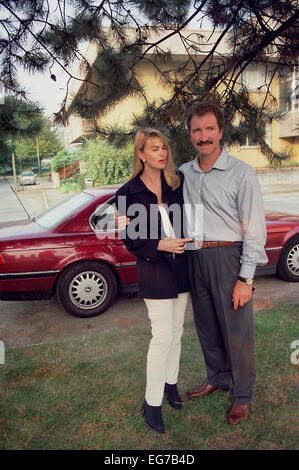 Graeme Souness with wife Karen in Turin in 1997