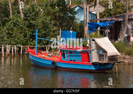 Port of An Toi on the island of Phu Quoc, Vietnam, Asia Stock Photo