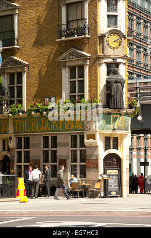 The Black Friar Pub London. Stock Photo