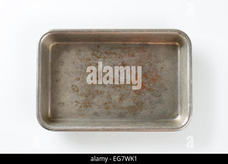 Used roasting pan - no handles Stock Photo