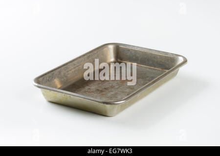 Used roasting pan - no handles Stock Photo