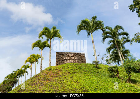 Kauai memorial gardens cemetery Stock Photo