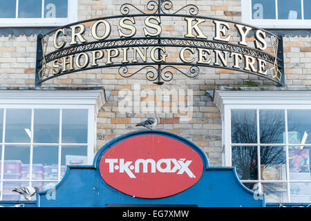 Cross Keys Shopping centre in salisbury Stock Photo