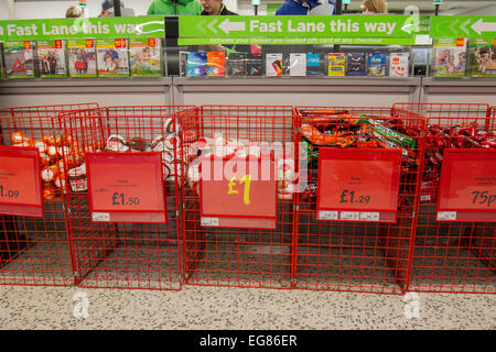 Inside Asda store Kendal Stock Photo