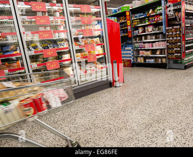 Inside Asda store Kendal Stock Photo