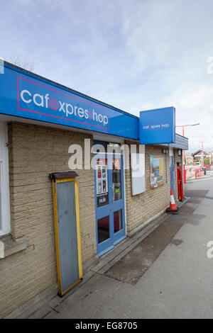 Cafexppresshop  -  Cafe express shop -Oxenholme Station Stock Photo