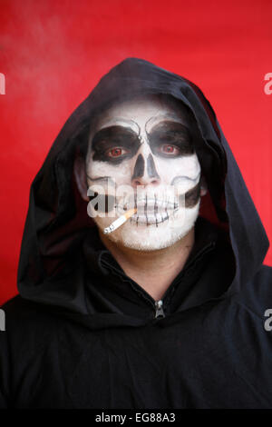 GER, 20150210, masked man Stock Photo