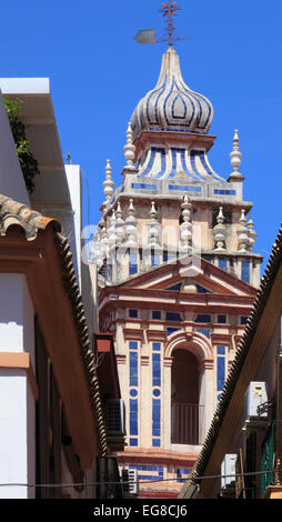 Spain, Andalusia, Seville, Torre del Ajedrez, Convento de los Padres Descalzos, Stock Photo