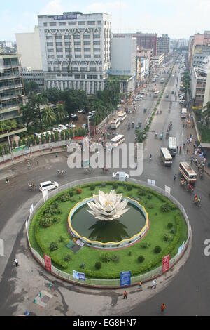 Dhaka skyline, this photo taken motijheel in Dhaka Stock Photo