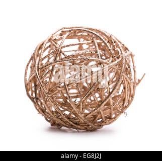 wire ball toy Isolated on white background Stock Photo