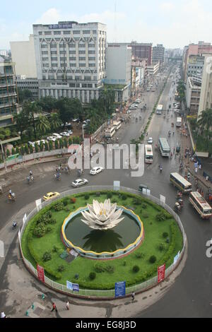 Dhaka skyline, this photo taken motijheel in Dhaka Stock Photo