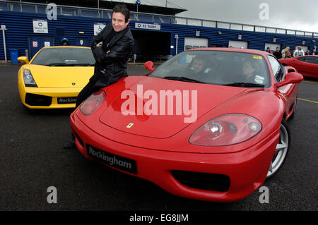 Northamptonshire red ferrari vs yellow lamborghini hi-res stock photography  and images - Alamy