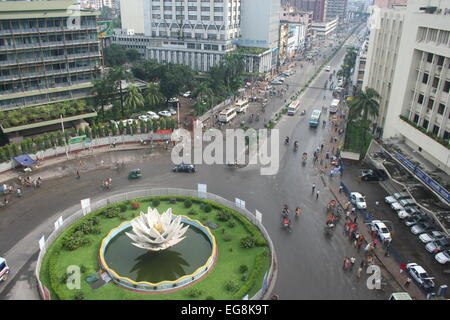 Dhaka skyline, this photo taken motijheel in Dhaka Stock Photo